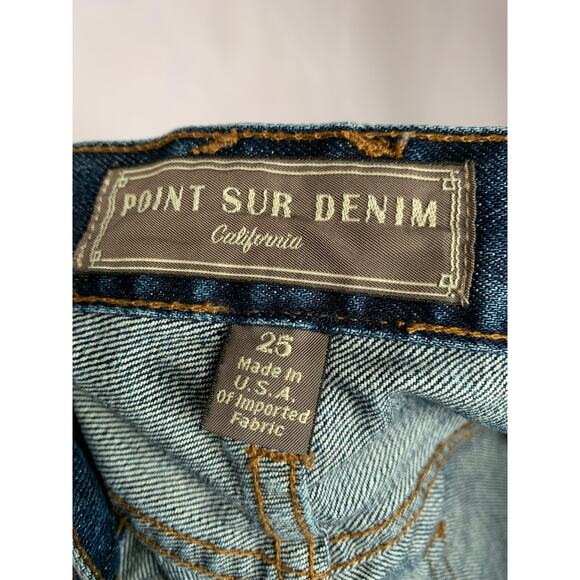 Point Sur Denim California Size 25 Women's Straight Leg High Rise Jeans - Picture 8 of 11